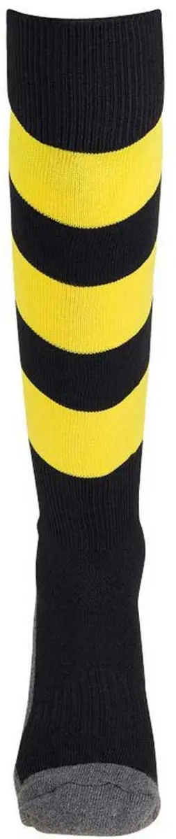 Uhlsport Team Pro Essential Stripe Voetbalkousen 28-32 - Zwart/Geel