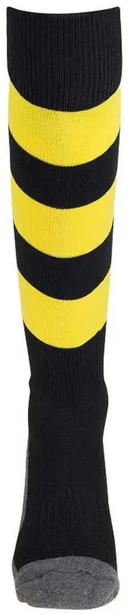 Uhlsport Team Pro Essential Stripe Voetbalkousen 28-32 - Zwart/Geel