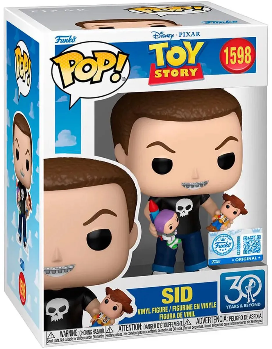 Funko Pop! Rides Toy Story 30th Sid met Buzz & Woody #1598 - Multicolor