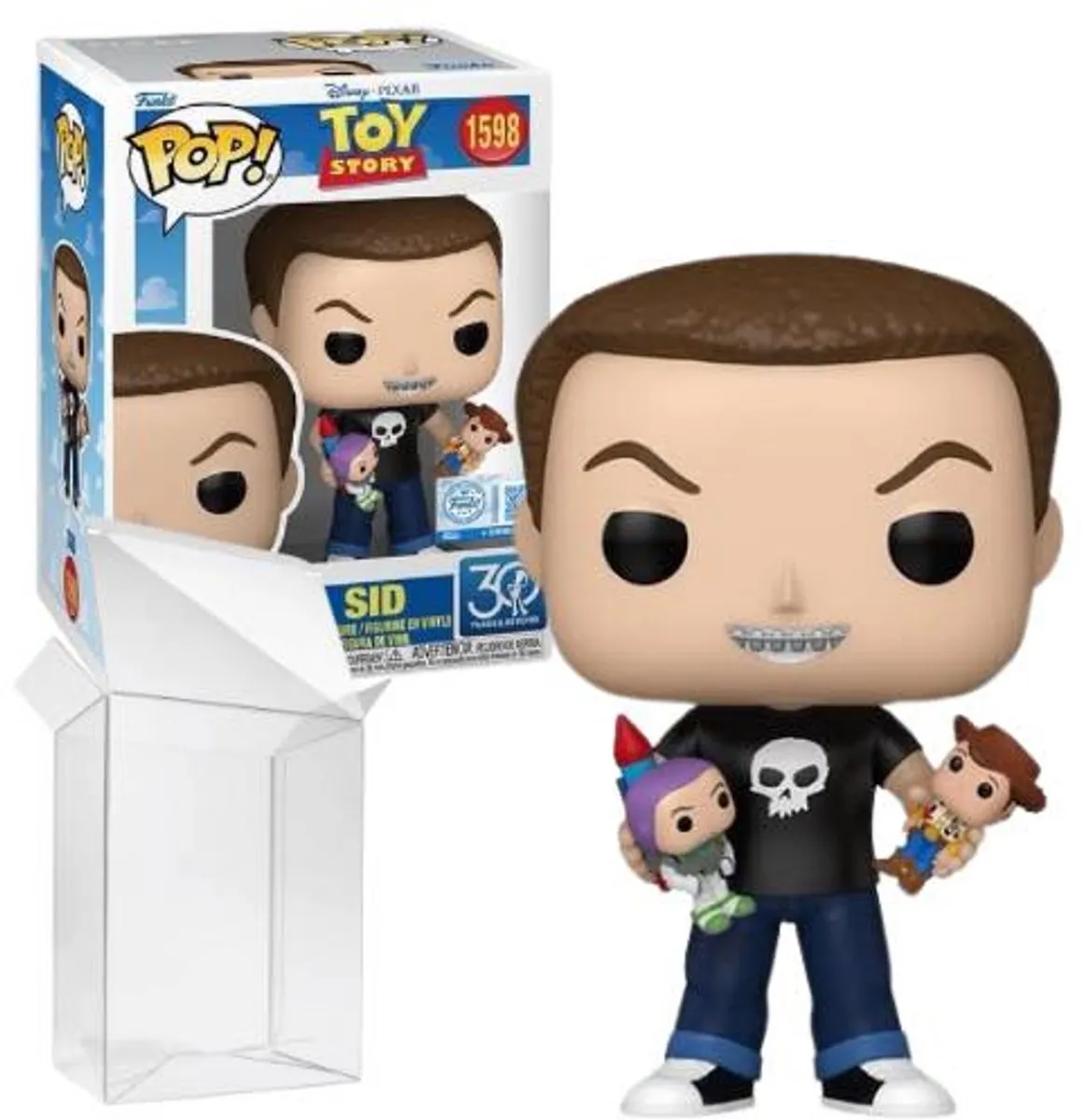 Funko Pop! Rides Toy Story 30th Sid met Buzz & Woody #1598 - Multicolor