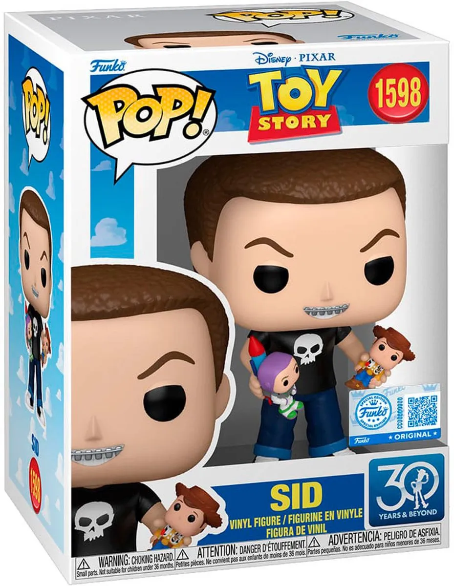Funko Pop! Rides Toy Story 30th Sid met Buzz & Woody #1598 - Multicolor
