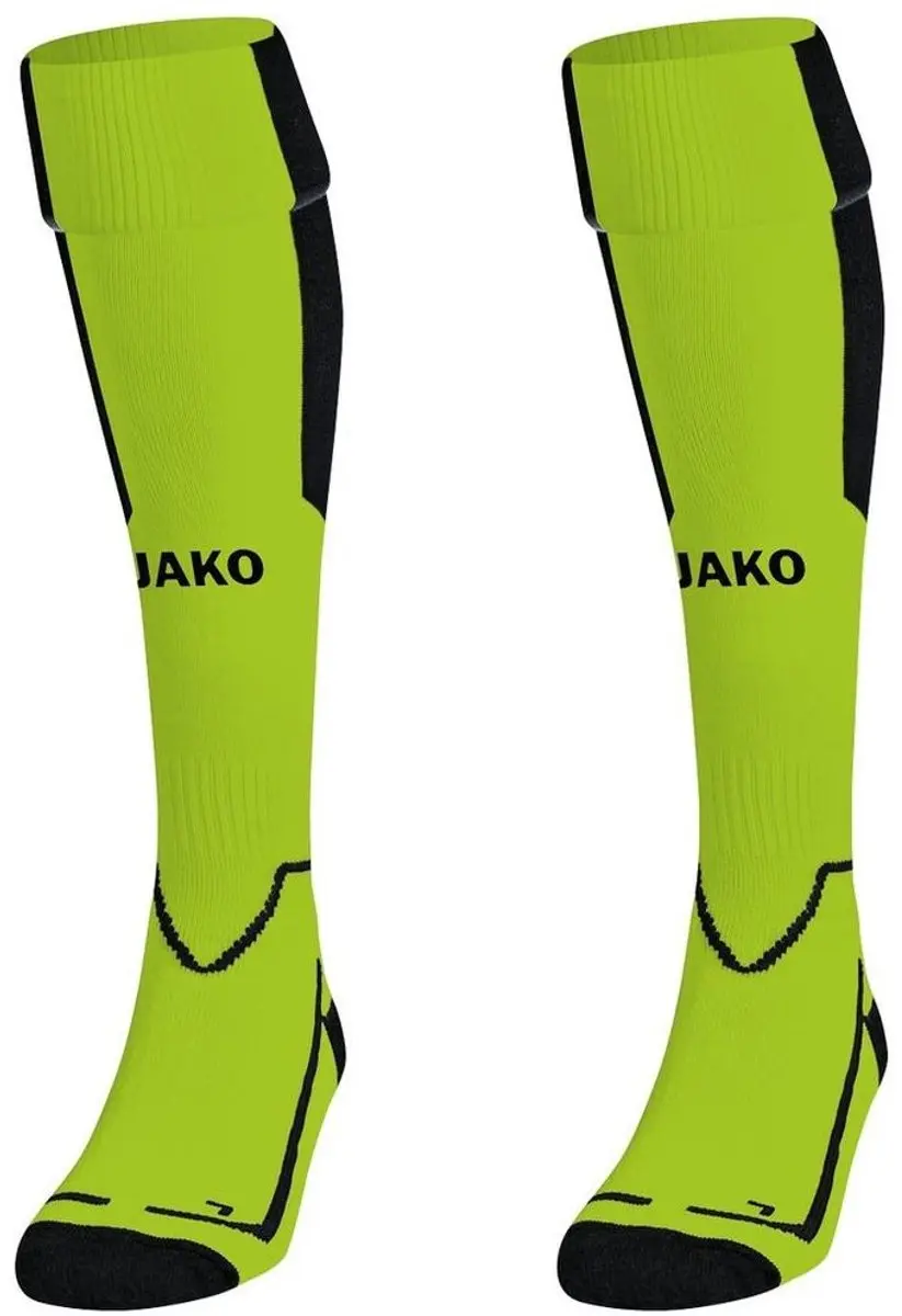 JAKO Lazio Voetbalkousen 35-38 - Zwart/Fluo Groen