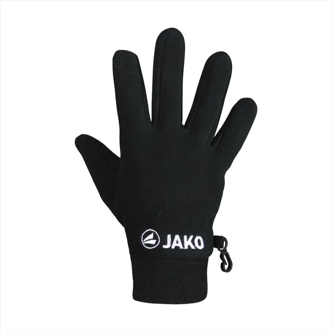 JAKO Fleece Handschoenen Kinderen - Maat 6 - Zwart