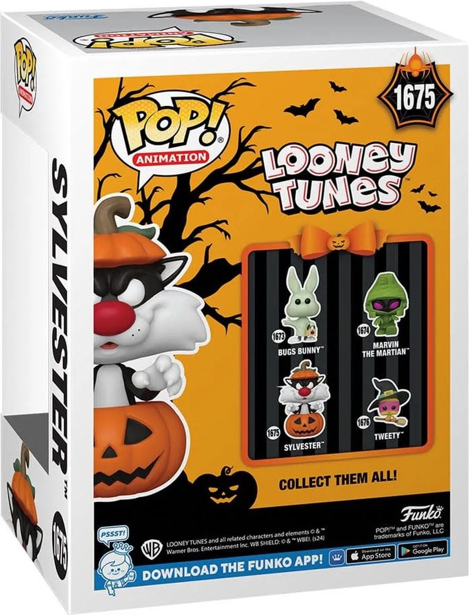 Funko Pop! Looney Tunes Sylvester Halloween #1675 - Meerkleurig