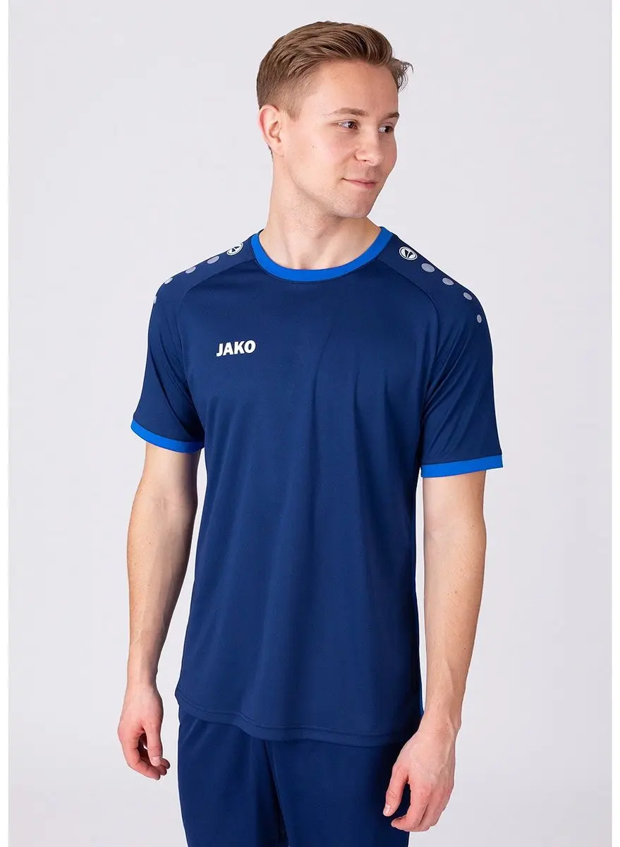 Jako Primera Korte Mouw Shirt Kinderen - 128 - Indigo/Navy