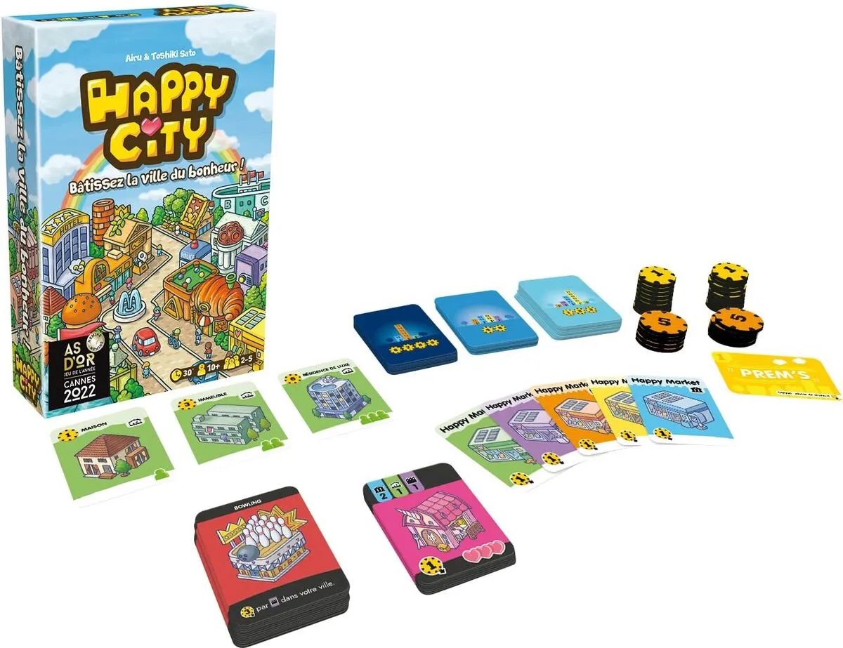 Asmodee Happy City Bordspel - 2-5 Spelers