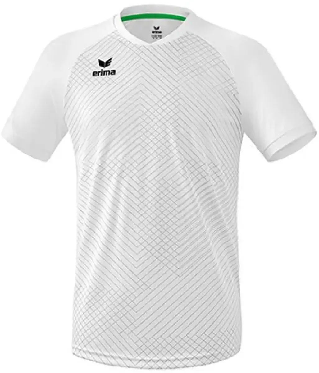 Erima Madrid Shirt Heren Korte Mouw - M - Wit