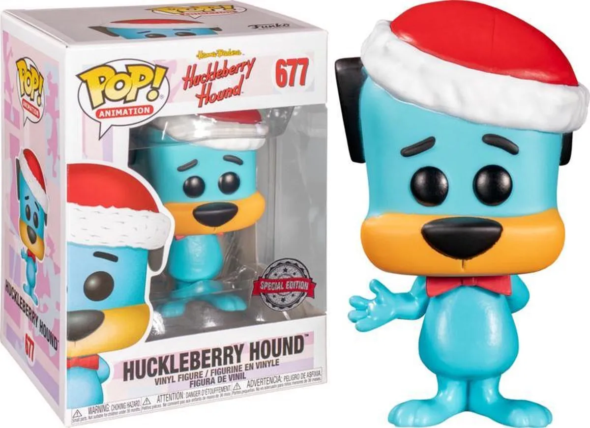 Funko Pop! Disney Huckleberry Hound Santa Hat #677