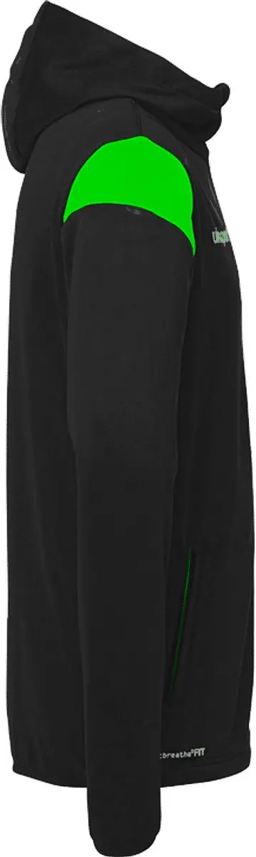 Uhlsport Squad 27 Kinderjas - Maat 152 - Zwart/Fluo Groen