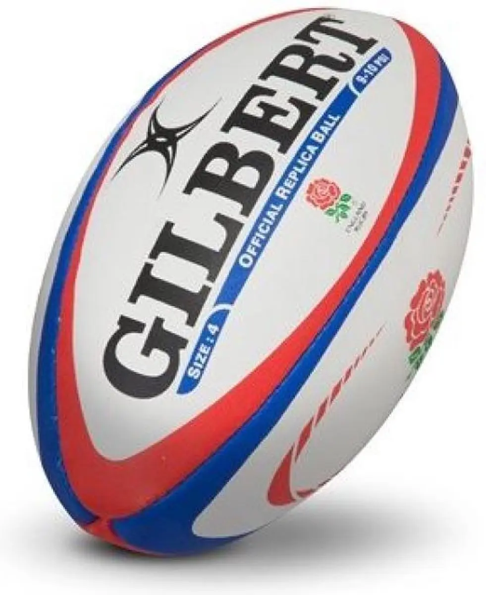 Gilbert Rugbybal Replica Engeland Maat 4 - Multikleur