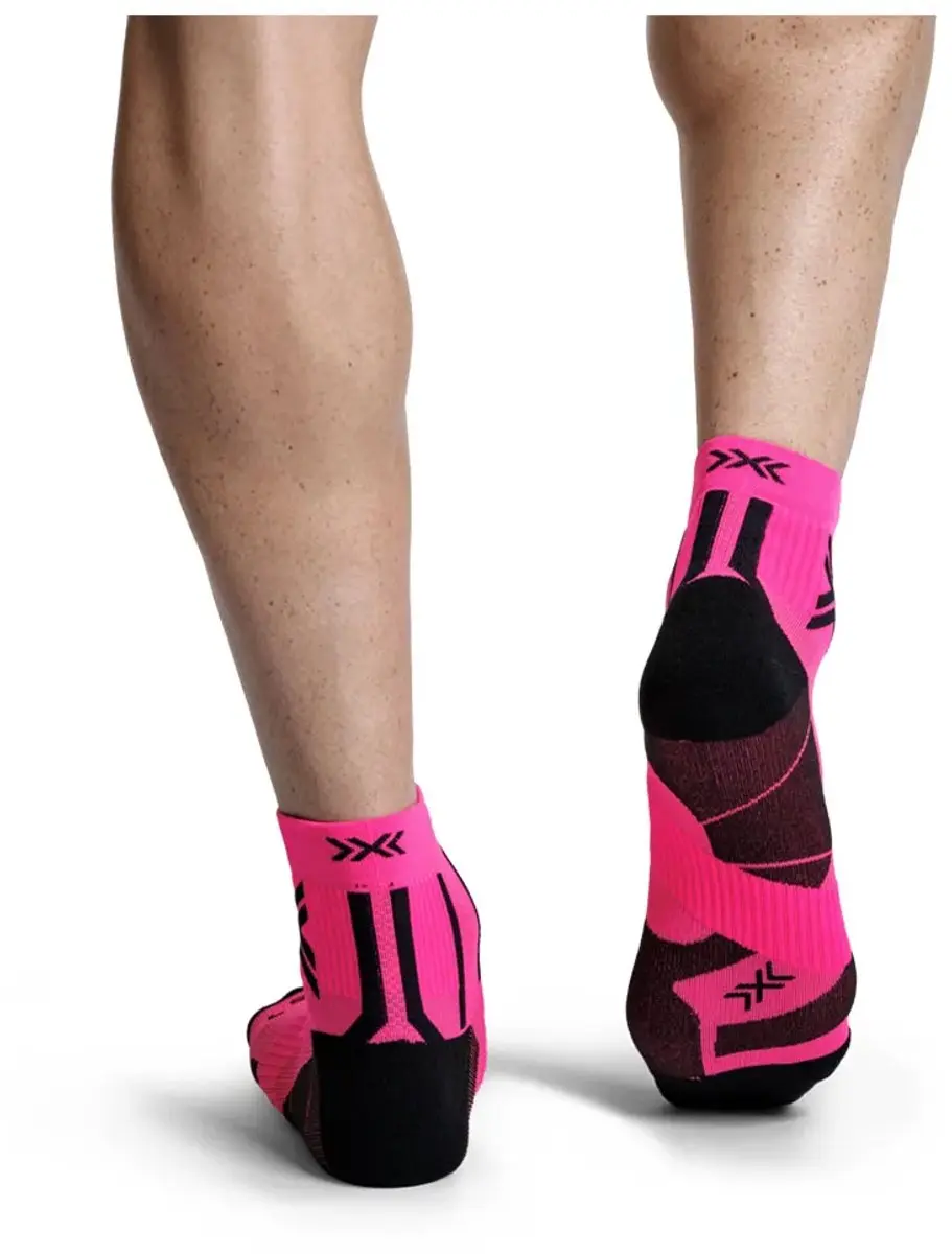 X-Bionic Run Perform Korte Sokken Fluo Pink - EU 42-44