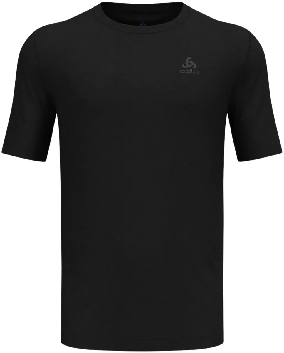 ODLO Natural Merino 200 Crew Neck Shirt Heren M - Zwart - afbeelding 4 van 6