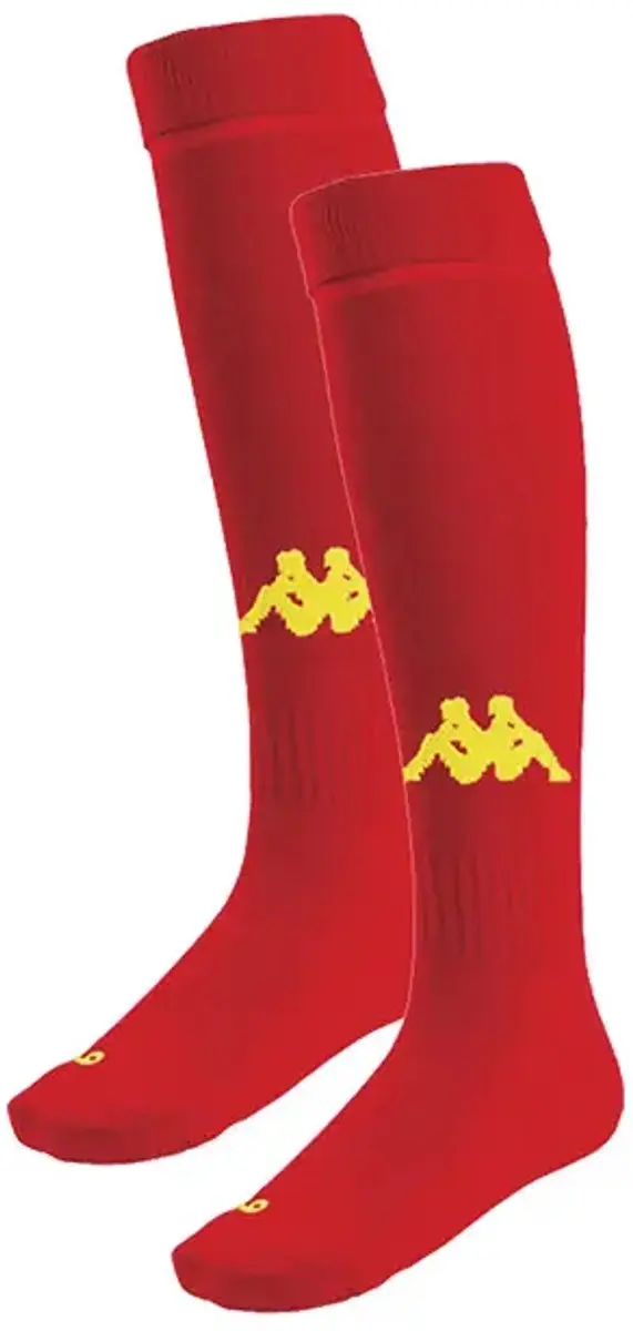 Kappa Penao Sokken - Rood/Geel - 3 Stuks