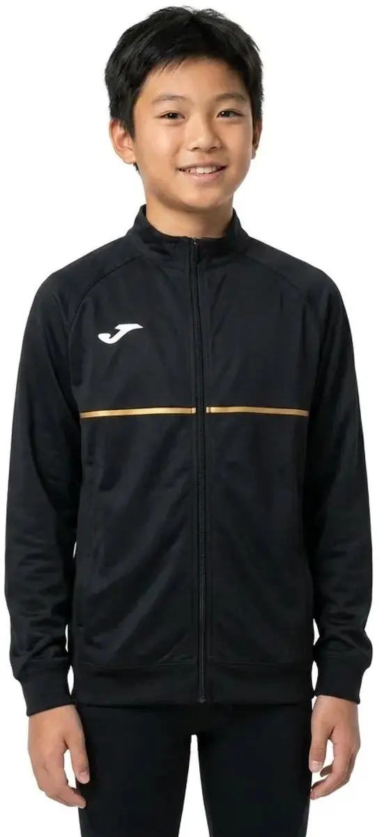 Joma Record III Trainingsjack - 9-10 jaar Zwart