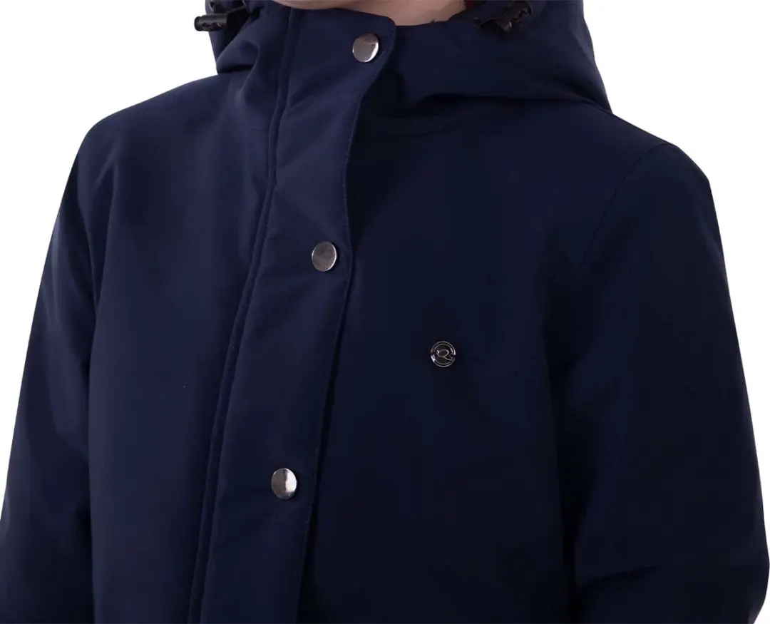 QHP Winterjas Linde Junior - 140 - Blauw