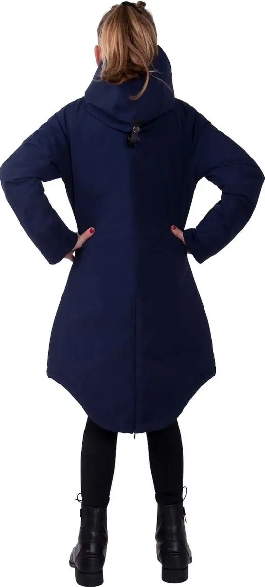 QHP Winterjas Linde Junior - 140 - Blauw