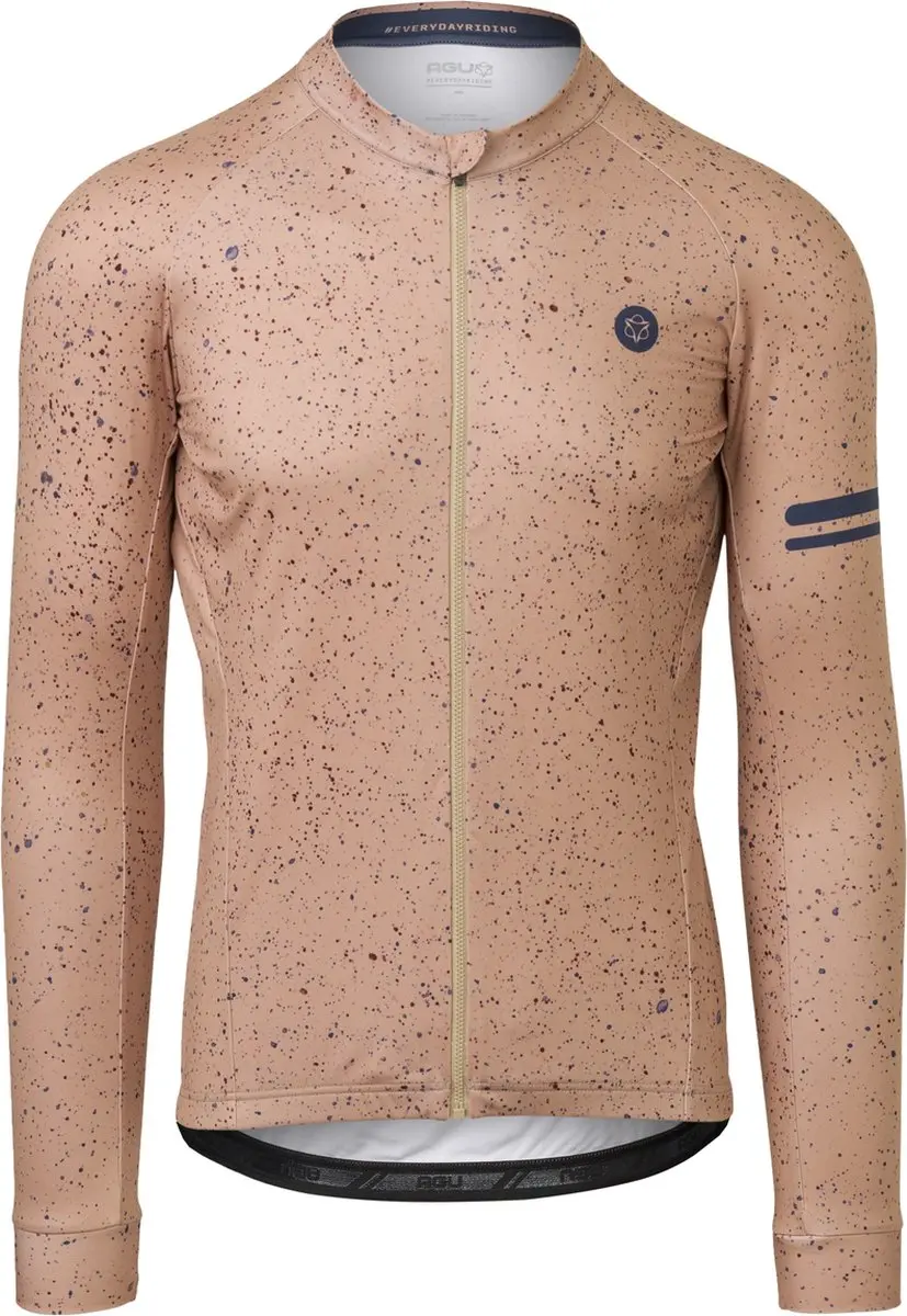 AGU Splatter Fietsshirt Lange Mouwen Trend Heren