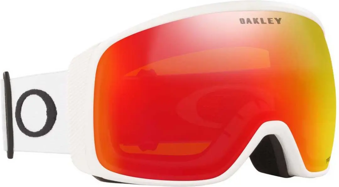 Oakley Flight Tracker L OO7104-11 Skibril - Matte Wit - Rood Lens