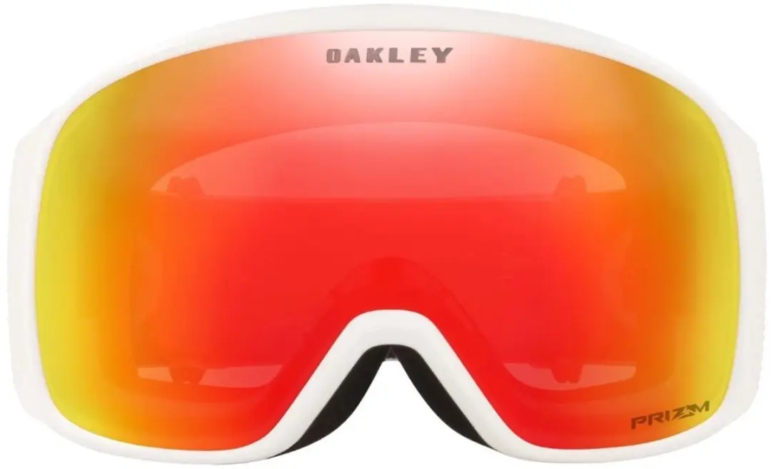 Oakley Flight Tracker L OO7104-11 Skibril - Matte Wit - Rood Lens