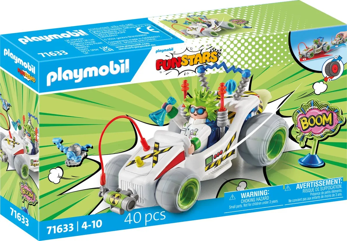 Playmobil Funstars Race Professor 71633 - Meerkleurig - afbeelding 6 van 6
