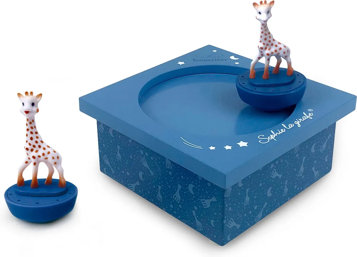 Sophie de Giraf Muziekdoos Milky Way - Dansende Sophie - Blauw - afbeelding 6 van 6