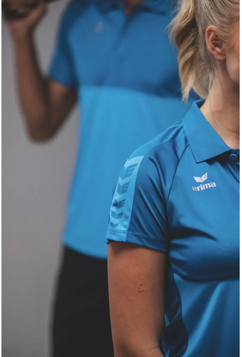 Erima Six Wings Polo Heren - Lichtblauw XL