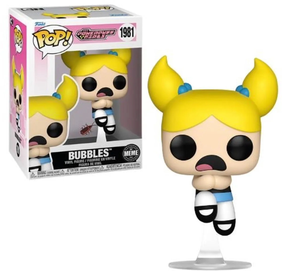 Funko Pop! The Powerpuff Girls Bubbles Meme #1981 - Multicolor