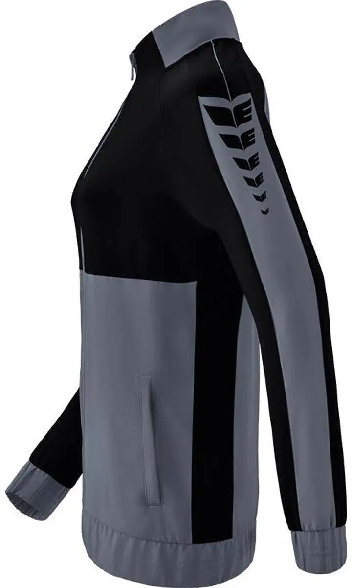 Erima Six Wings Presentatiejack Dames - Zwart/Slate Grey Maat 42