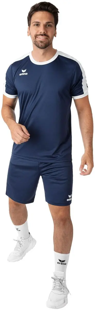 Erima Retro Star Short Senior XXL - Donkerblauw/Wit