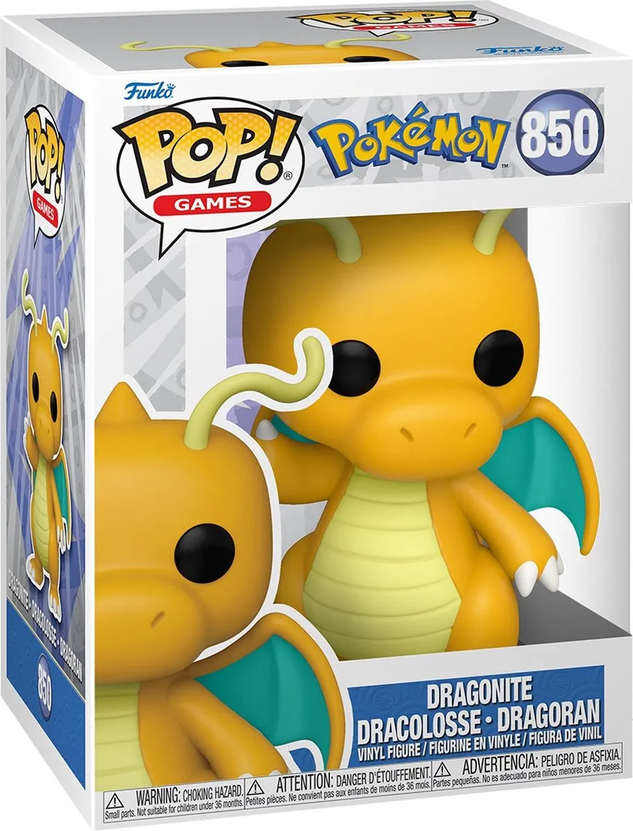 Funko Pop Games Pokémon Dragonite #850