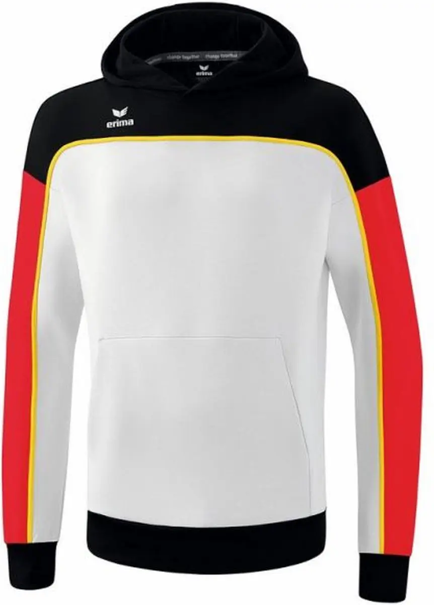 Erima Change Sweatshirt Dames - Rood/Zwart/Wit - Maat 44