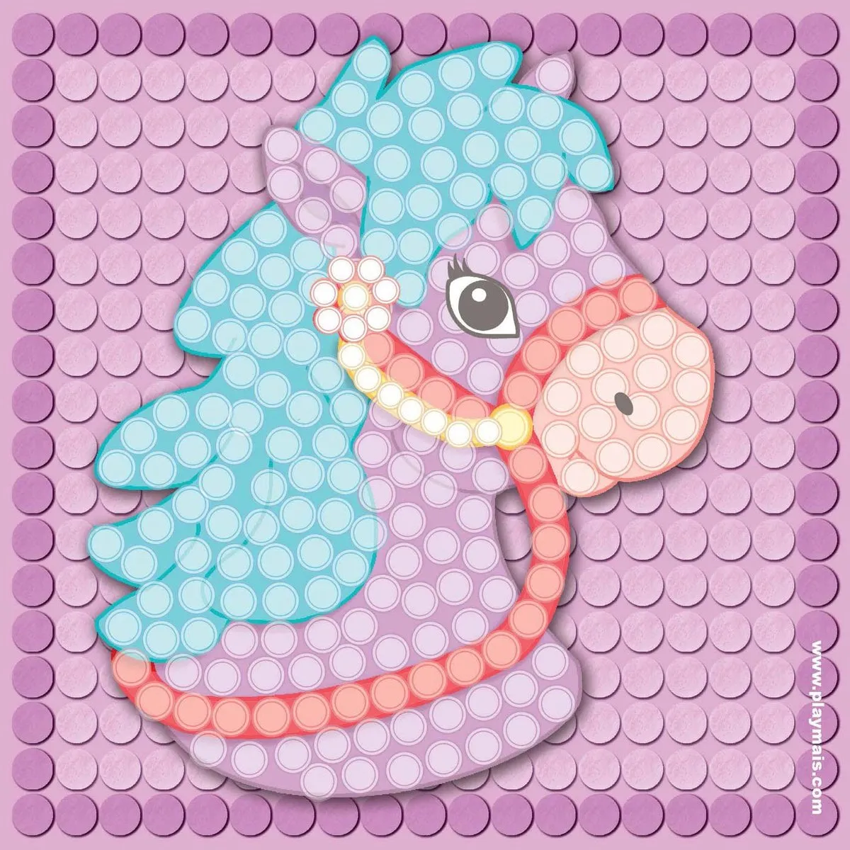 PlayMais Mosaic Pony - 2308 Stuks Multicolor