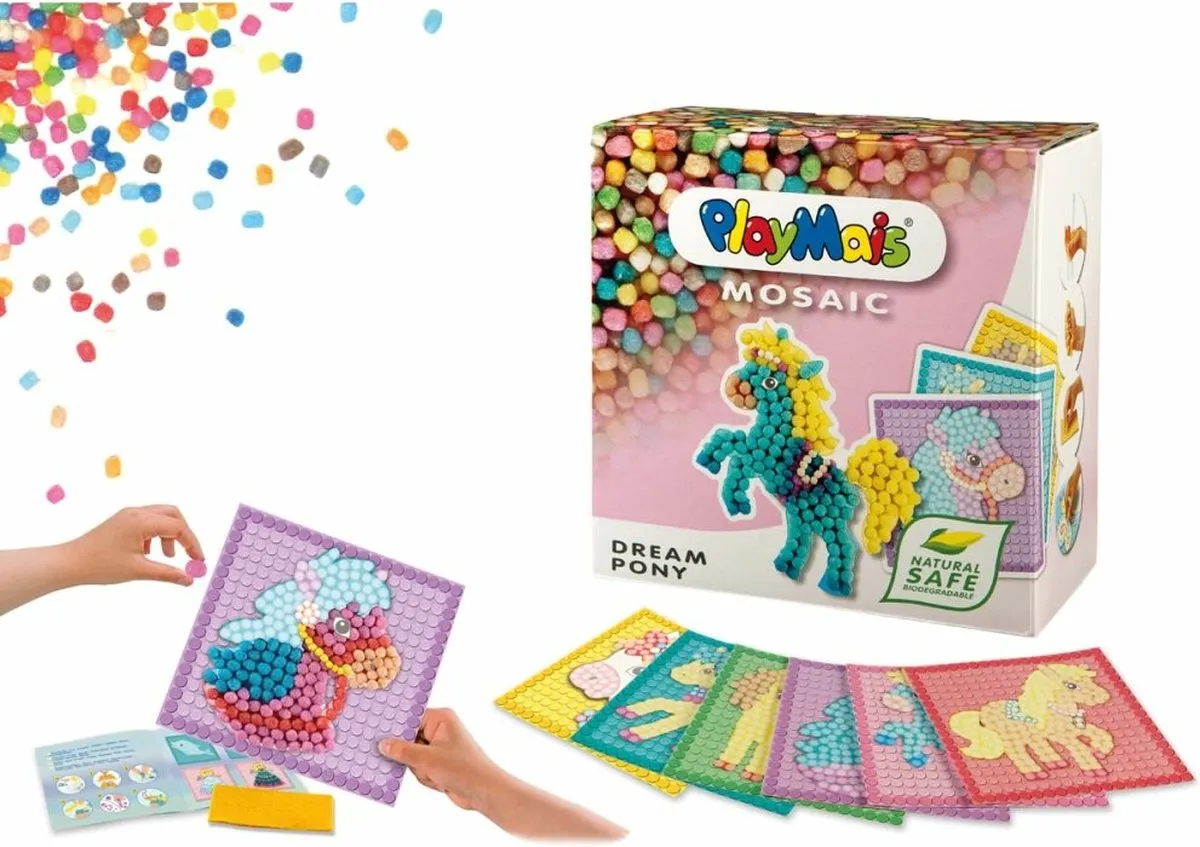PlayMais Mosaic Pony - 2308 Stuks Multicolor