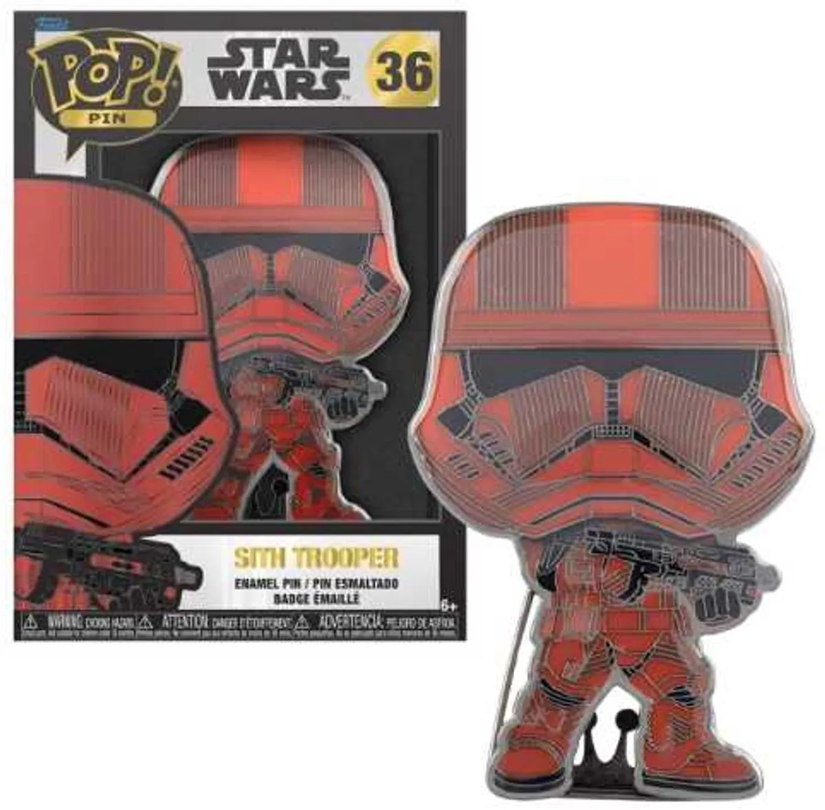 Funko Star Wars POP! Enamel Sith Trooper Pin 10cm - Multicolor