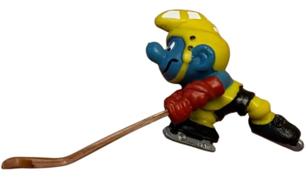 Schleich Icehockey Smurf Geel