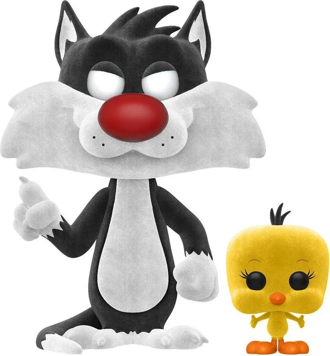 Funko Pop! Sylvester & Tweety Looney Tunes Flocked Exclusive - Maat XL