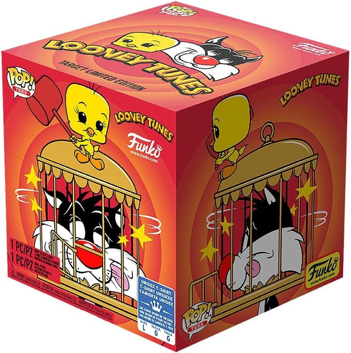 Funko Pop! Sylvester & Tweety Looney Tunes Flocked Exclusive - Maat XL