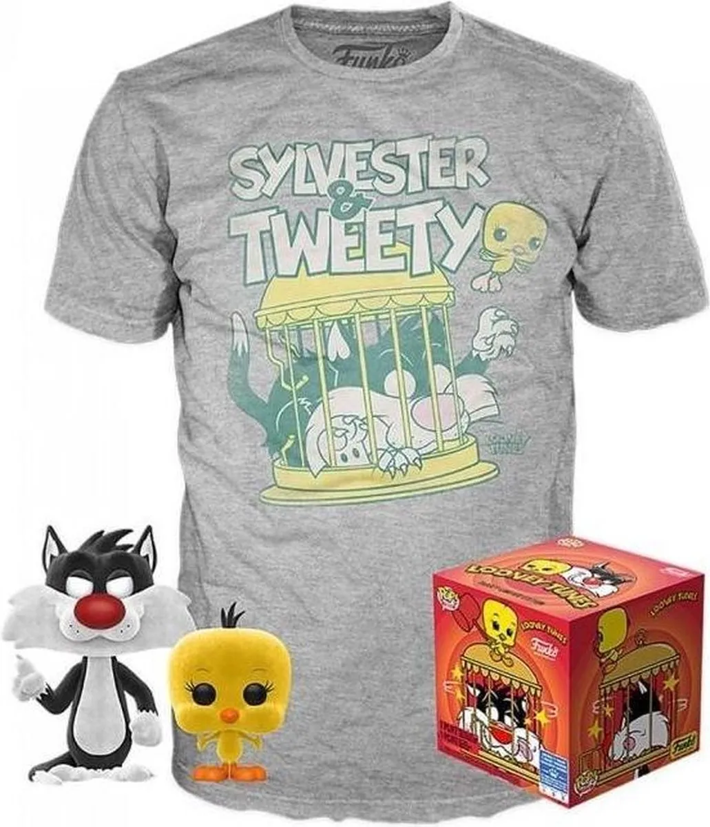 Funko Pop! Sylvester & Tweety Looney Tunes Flocked Exclusive