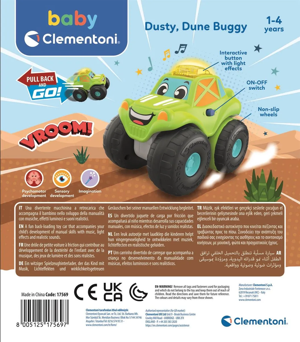 Clementoni Stunt Wheels Dune Buggy 17569 - Groen - afbeelding 6 van 6