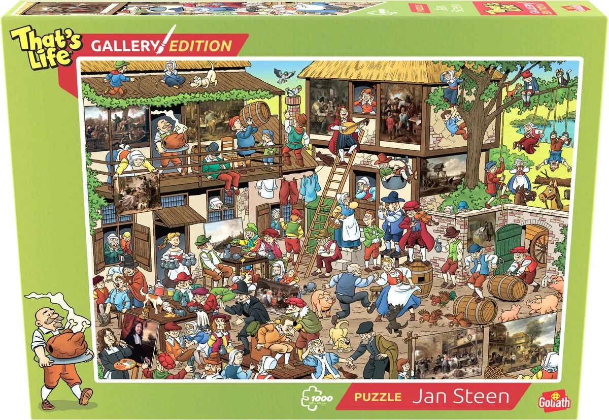Goliath That's Life Gallery Edition Jan Steen Legpuzzel 1000 Stuks
