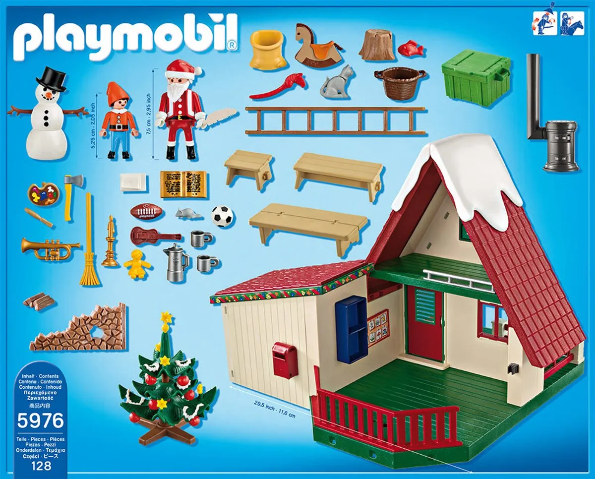 Playmobil Bij de Kerstman Thuis Maisonnette 5976