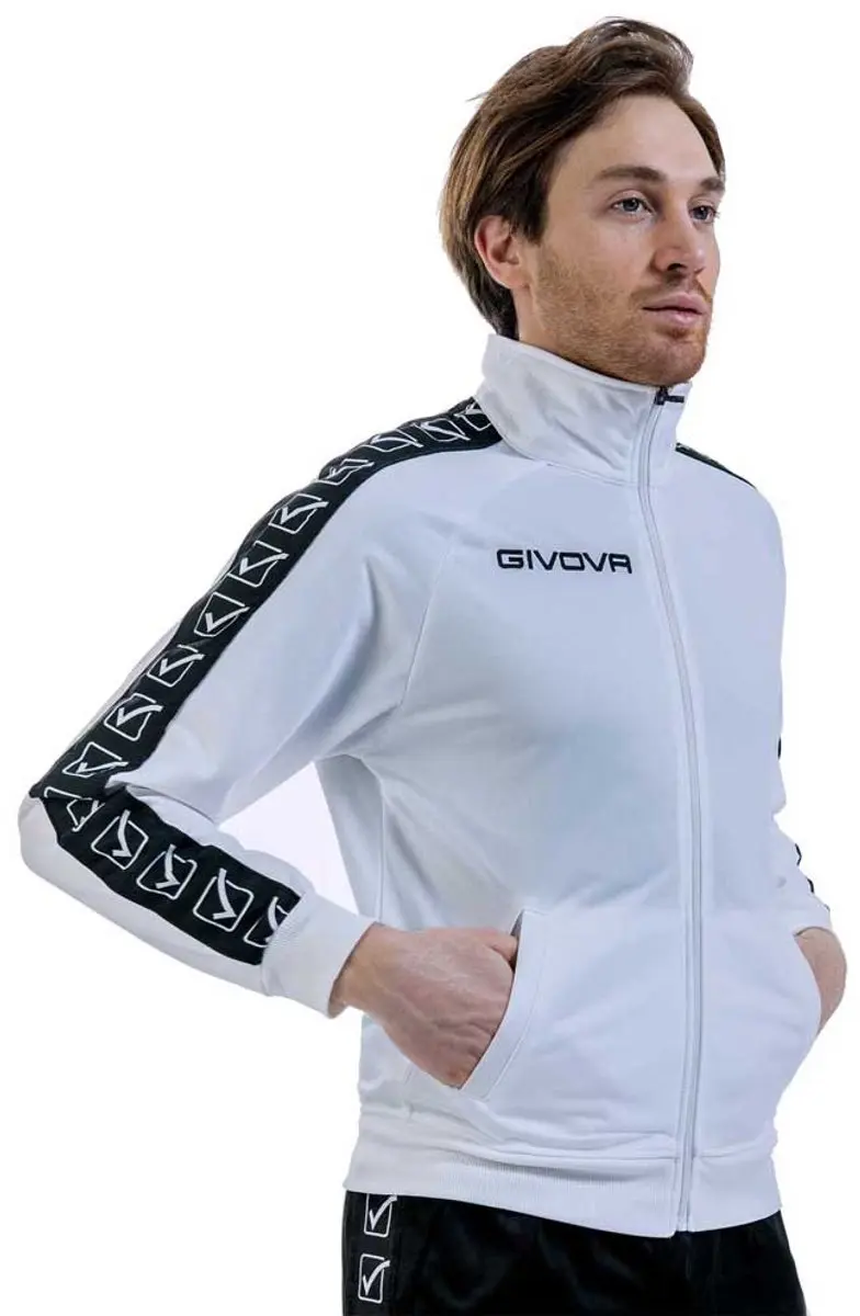 Givova Tricot Band Jas Wit M - afbeelding 2 van 3