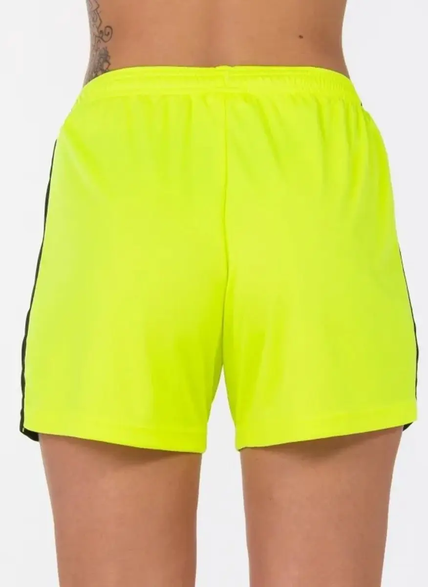 Joma Maxi Short Dames - Fluogeel/Zwart L