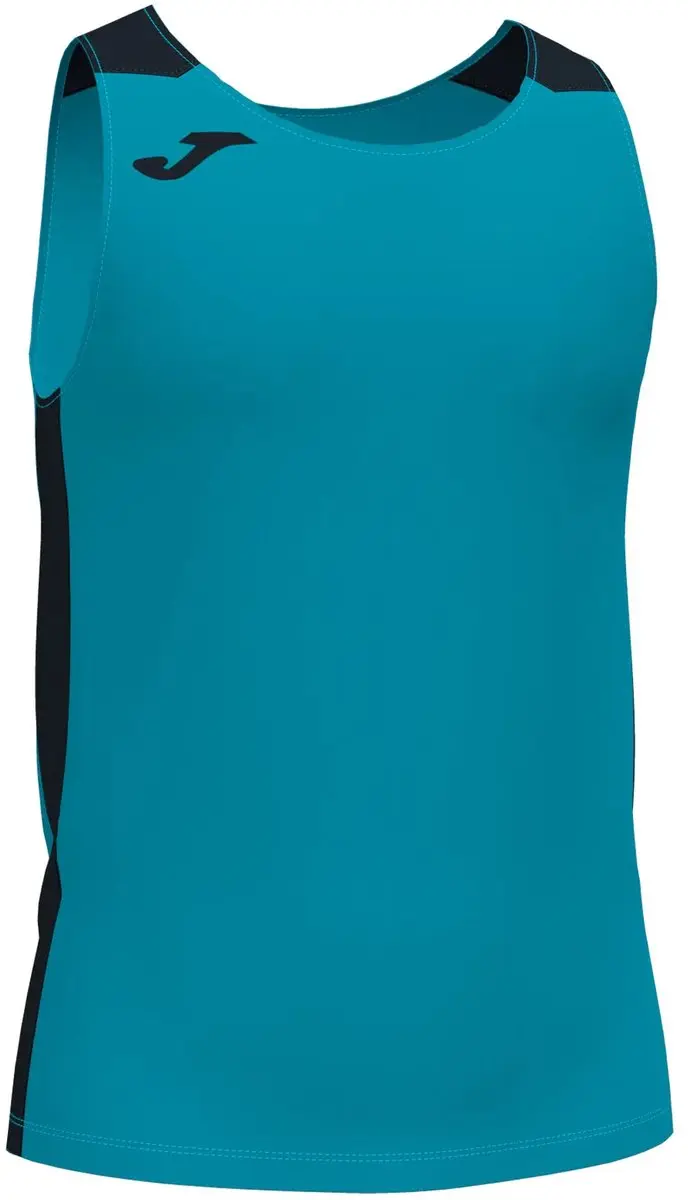 Joma Record II Tanktop - Turkoois/Zwart M - afbeelding 2 van 6