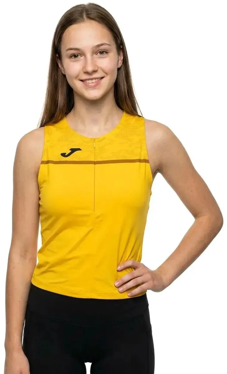 Joma Record III Mouwloos T-shirt Geel M - afbeelding 2 van 2