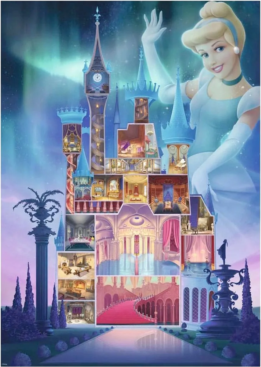 Ravensburger Disney Castles Cinderella 1000 Stuks - Multicolor