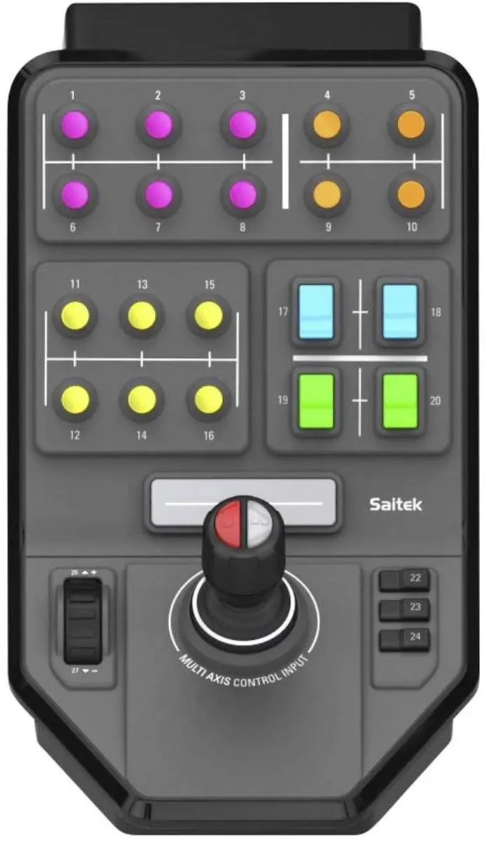Logitech G Saitek Farming Simulator Side Panel 25 Knoppen - Zwart