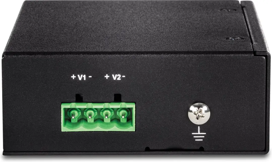 Trendnet TI-PE50 5-poorts Industrieel Fast Ethernet PoE+ Switch - Zwart - afbeelding 3 van 6