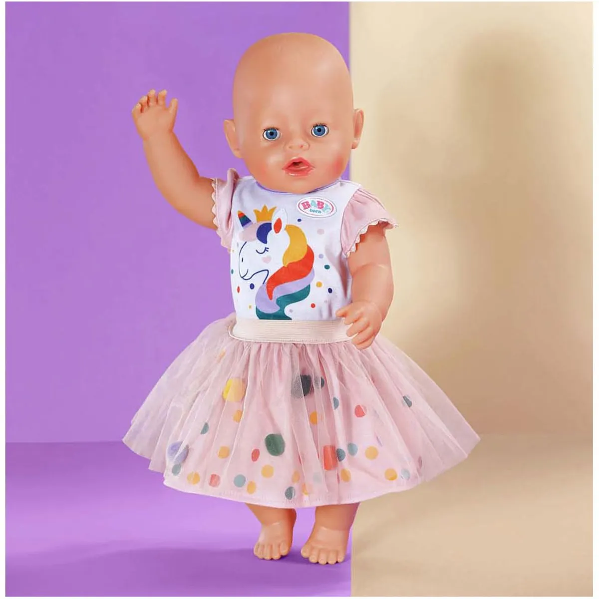 Baby Born Unicorn Tutu Jurk 43cm - Multicolor
