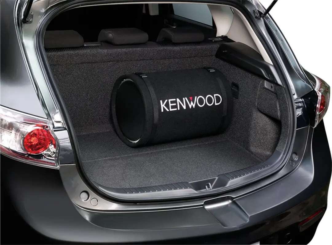 Kenwood KSC-W1200T Bass Tube Subwoofer 12" - 1200W - Zwart